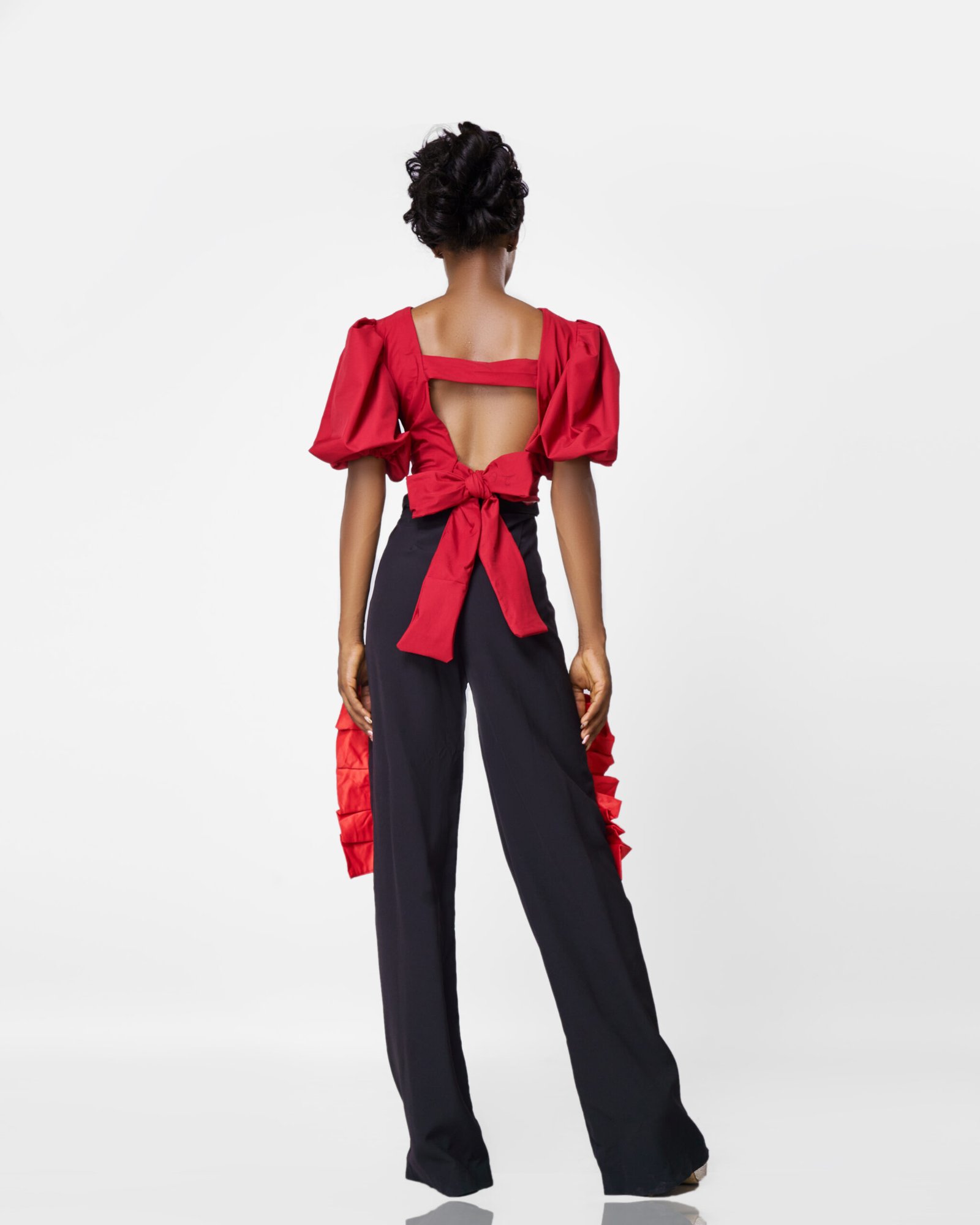 Top and straight Pant set - Image 3